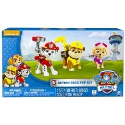 SPIN MASTER Paw Patrol Action Pack Pup Set (Marshall, Skye & Rubble)
