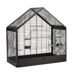 Beeztees Yara Vogelkooi Metaal Zwart 71x35x70 Cm