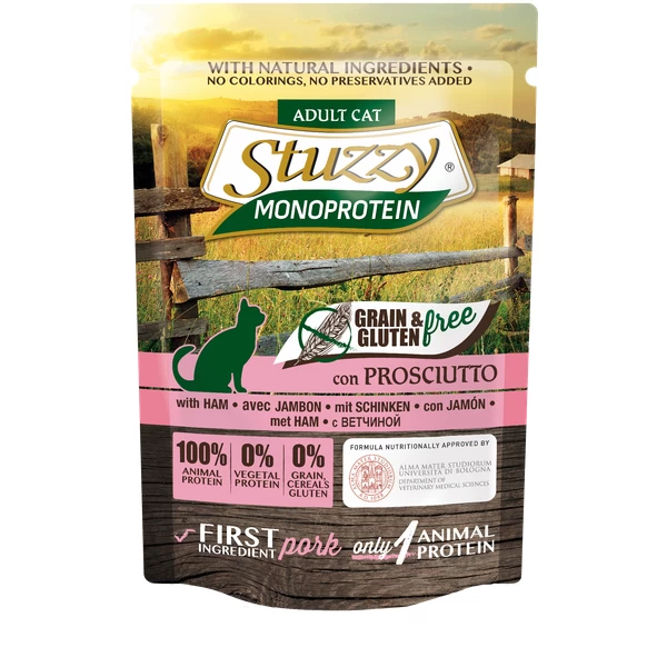 Stuzzy Cat Grain Free Monoprotein Met Ham Nat Kattenvoer 85 Gram 4 Dozen(80 X 85 Gr ) 3 Stuzzy Cat Grain Free Monoprotein Met Ham Nat Kattenvoer 85 Gram 4 Dozen(80 X 85 Gr )