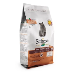 Schesir Cat Dry Sterilized Overweight Kip Kattenvoer 1.5 Kg