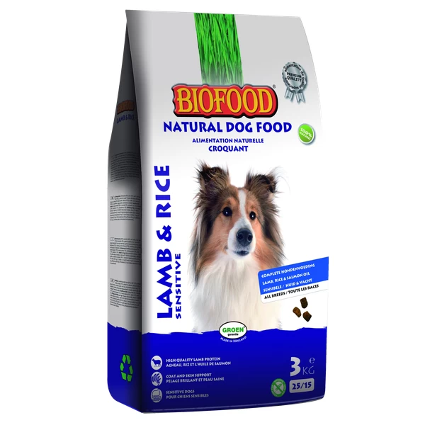 Biofood Hondenvoeding Lam&Rijst Hondenvoer 3 Kg 3 Biofood Hondenvoeding Lam&Rijst Hondenvoer 3 Kg
