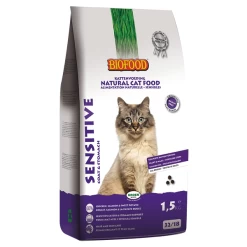 Biofood BF Petfood Sensitive Coat & Stomach Kattenvoer 2 X 1, 5 Kg