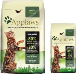 Applaws Gemengd Probeerpakket Droog & Natvoer In Voordeelset 2 Kg Adult Kip Met Lam + 6 X 156 G Kippenborst & Kaas -Default Template 5 applaws 7 5 kg 2 kg gratis kattenvoer adult kip met lam 148340