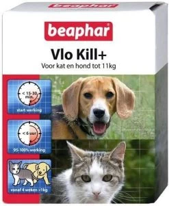 Beaphar 2x Vlo Kill Anti Vlooien Tabletten Hond 1 11 Kg 6 Tabletten -Default Template 5 beaphar vlo kill kat en hond 6 tabletten 4187