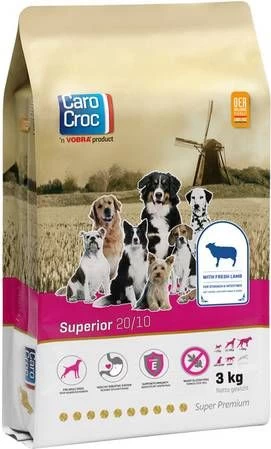 CaroCroc Superior Lam&Granen Hondenvoer 15 Kg 4 CaroCroc Superior Lam&Granen Hondenvoer 15 Kg - Afbeelding 2