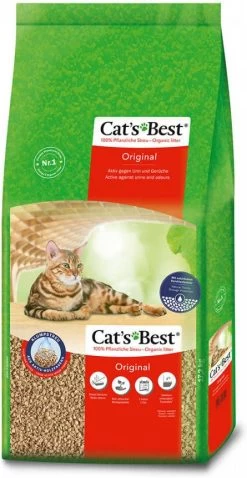 Cat's Best 40 L + 5 L Gratis! Eco Plus Kattenbakvulling 40 L + 5 L Gratis! -Default Template 5 cats best cats best 40l eco plus kattengrit kattenbakvulling 108999