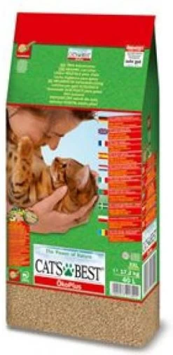 Cat's Best 40 L + 5 L Gratis! Eco Plus Kattenbakvulling 40 L + 5 L Gratis! -Default Template 5 cats best oko plus kattengrit 25030