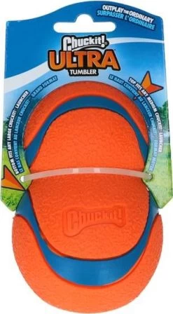 Chuckit! Chuckit Ultra Tumbler Hondenspeelgoed Ø 7.5 Cm Oranje Blauw