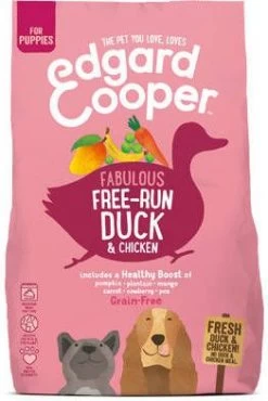 Edgard & Cooper Edgard&Cooper Free Run Duck Puppy Eend&Kip&Banaan Hondenvoer 2.5 Kg Graanvrij -Default Template 5 edgard en cooper puppy eend en kip 2 5 kg 43817