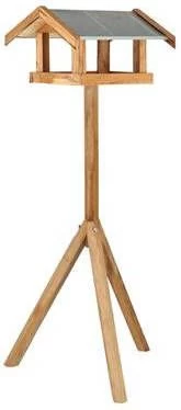 Esschert Design Vogelvoederhuisje Met Rechthoekig Dak Staal