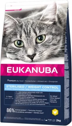 Eukanuba Sterilised/Weight Control Adult Kattenvoer Voordeelpakket 3 X 2 Kg -Default Template 5 eukanuba kattenvoer adult sterilised weight control 2 kg 116105