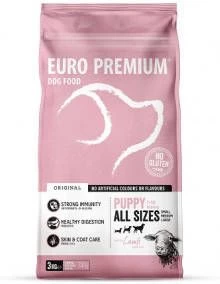 Euro Premium Puppy W/Lamb & Rice Hondenvoer 2 X 12 Kg