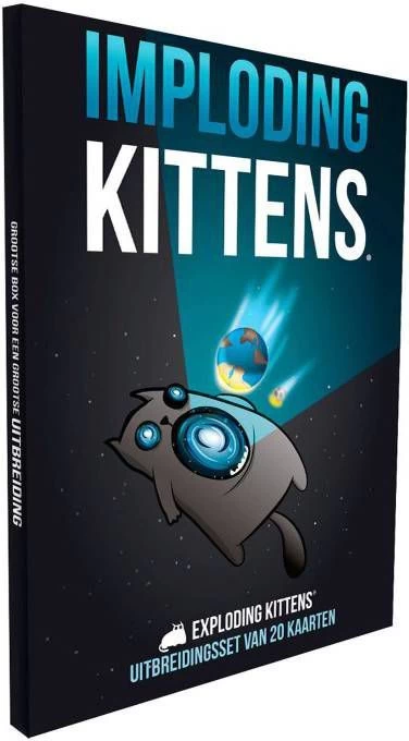 Asmodee Exploding Kittens Kaartspel Imploding Kittens Uitbreiding(Nl ) 3 Asmodee Exploding Kittens Kaartspel Imploding Kittens Uitbreiding(Nl )