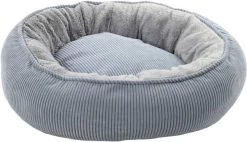 Flamingo Hondenmand Met Rits Colette Rond 46 Cm Blauw