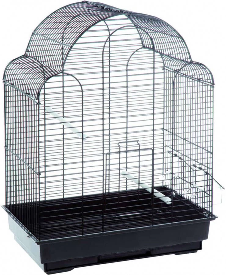 Flamingo Vogelkooi Bali 46x30, 5x58 Cm Zwart 4 Flamingo Vogelkooi Bali 46x30, 5x58 Cm Zwart - Afbeelding 2