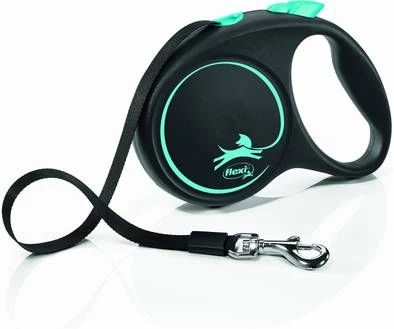 Flexi Black Design Tape M 5 M Hondenriem Blauw&Zwart 3 Flexi Black Design Tape M 5 M Hondenriem Blauw&Zwart