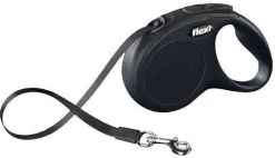 Flexi Rollijn New Classic Tape Large 5 M Hondenriem Zwart Tot50kg -Default Template 5 flexi rollijn new classic tape leash l zwart 40765