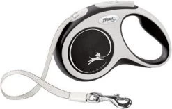 Flexi Rollijn New Comfort Tape S 5 M Hondenriem Zwart&Lichtgrijs -Default Template 5 flexi rollijn new comfort zwart s 5 47687