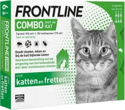 Frontline Combo Spot On Anti Vlooien En Teken Druppels Kat Vanaf 1 Kg 6 Pipetten -Default Template 5 frontline 2x6 pipetten combo spot on kat 115277