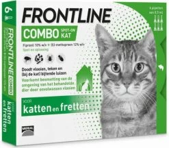 Frontline Combo Spot On Anti Vlooien En Teken Druppels Kat Vanaf 1 Kg 6 Pipetten -Default Template 5 frontline combo spot on kat 6 pipetten 22166