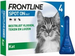 Frontline Spot On Anti Vlooien En Teken Druppels Kat Vanaf 1 Kg 6 Pipetten -Default Template 5 frontline spot on kat 4 pipetten 41053