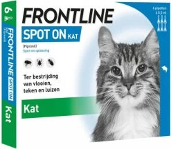 Frontline Spot On Anti Vlooien En Teken Druppels Kat Vanaf 1 Kg 6 Pipetten -Default Template 5 frontline spot on kat 6 pipetten 45153