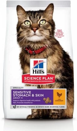 Hill's Hill&apos, S Science Plan Feline Adult Sensitive Stomach & Skin Chicken 7 Kg -Default Template 5 hills science plan feline adult sensitive stomach en skin chicken 7 kg 44266