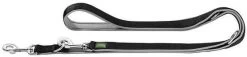 Hunter Trainingslijn Neopren Nylon Zwart&Grijs Hondenriem 200x2.0 Cm