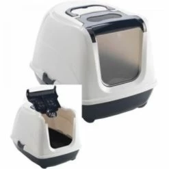 Moderna Products Kattentoilet Flip Cat Jumbo Blue Berry -Default Template 5 moderna kattenbak flip cat jumbo donkerblauw 42249