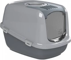 PeeWee EcoDome XXL Grijs +3 Kg Houtkorrels +Schepje, Kattenbak Combideal -Default Template 5 peewee grijs combi deal ecodome xxl schepje 3 kg houtkorrels 114438