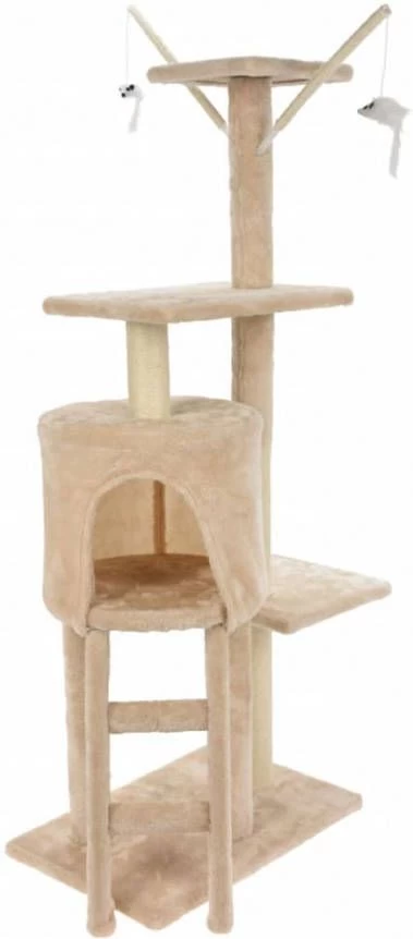 Huismerk Premium Katten Krab Toren Beige 45 X 30 X 110 CM 5 Huismerk Premium Katten Krab Toren Beige 45 X 30 X 110 CM - Afbeelding 3