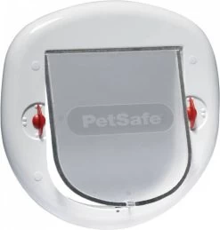Petsafe Dierenluik 280 Slim Big Cat M Kattenluik 29.4x29.9x5 Cm Wit -Default Template 5 petsafe kattenluikje grote katkleine hond wit 4 standen 280 183484