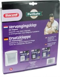 PetSafe Huisdierenluik In 2 Richtingen 740 Medium 26, 7 X 22, 8 Cm Wit 5020 -Default Template 5 petsafe vervangingsluikje 740 755 757 transparant 33301