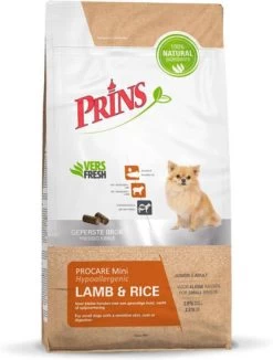 Prins ProCare Mini Lam & Rijst Hypoallergenic Hondenvoer 3 Kg -Default Template 5 prins procare mini lam rijst 3 kg 42337
