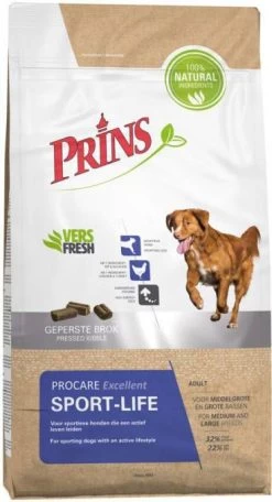 Prins Procare Exellent Sport Life Kip&Kalkoen Hondenvoer 15 Kg -Default Template 5 prins procare sport life excellent 15 kg 47032