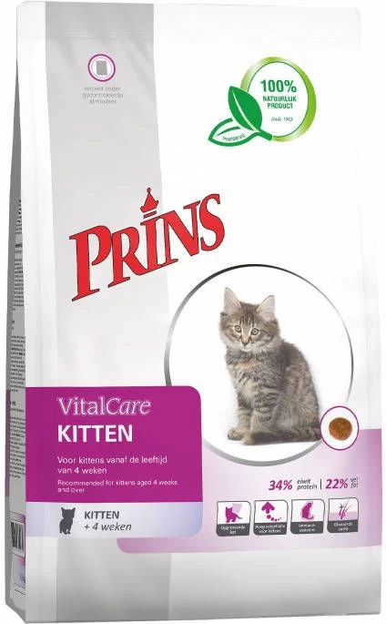 Prins VitalCare Kitten Kattenvoer 1, 5 Kg + Gratis Bewaarblik 9 Prins VitalCare Kitten Kattenvoer 1, 5 Kg + Gratis Bewaarblik - Afbeelding 7