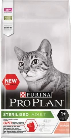 Pro Plan Sterilised Adult Zalm Optisenses Kattenvoer 2 X 10 Kg + Gratis 4 X Felix Party Mix Snacks -Default Template 5 pro plan kat sterilised zalm rijst 10 kg 42739