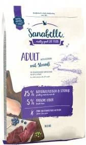 Sanabelle Adult Kattenvoer Met Struisvogel 10 Kg + 2 Kg Gratis