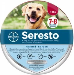 Seresto 5% Korting! Op Vlooienhalsband Voor Honden Voor Honden > 8 Kg(Halsband 70 Cm ) -Default Template 5 seresto hond 8kg 70 cm 42322