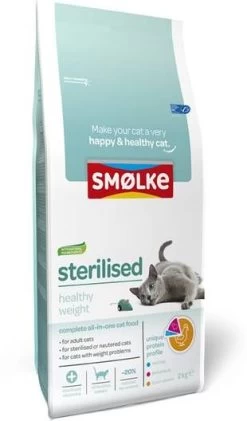 Smolke Smø, Lke Sterilised Healthy Weight Bestel Ook Natvoer 16 X 80 G Smø, Lke Soft Paté, Variatie Box -Default Template 5 smolke cat sterilised kip en lam en vis kattenvoer 2 kg gesteriliseerdovergewicht 37131