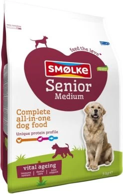 Smolke Senior Medium Kip&Lam&Vis Hondenvoer 3 Kg -Default Template 5 smolke senior medium 3kg 23138