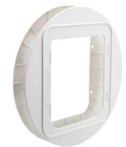 SureFlap Microchip Pet Door Connect L Montageadapter Voor In Glas Wit Voor Microchip Pet Door Connect