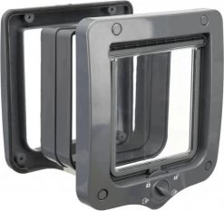 Trixie 4 Weg Kattenluik Met Tunnel Grijs 20 X 22 Cm -Default Template 5 trixie kattenluik met 2 tunnels en 4 standen grijs 263432