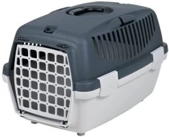 Cstore Trixie Draagtas Capri 1 Xs 32x31x48 Cm Lichtgrijs En Donkergrijs Voor Hond En Kat