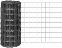 VidaXL Euro Hek 10x0, 8 M Met 100x100 Mm Gaas Staal