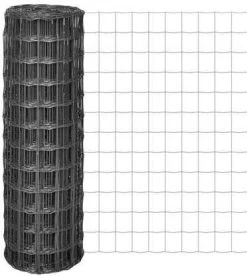 VidaXL Euro Hek 10x1, 2 M Met 100x100 Mm Gaas Staal