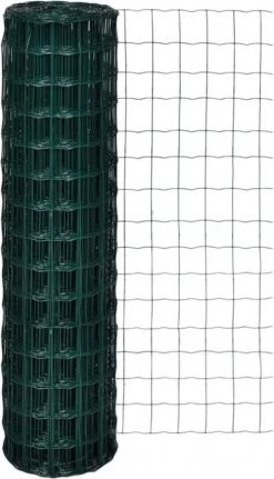 VidaXL Euro Gaas 10 X 1, 5 M/maaswijdte 100 X 100 Mm -Default Template 5 vidaxl euro hek 10x1 5 m staal groen 136329