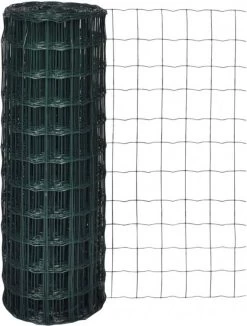 VidaXL Euro Gaas 10 X 1, 5 M/maaswijdte 76 X 63 Mm -Default Template 5 vidaxl euro hek 10x1 5 m staal groen 136337