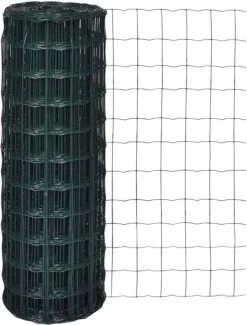 VidaXL Euro Gaas 25 X 1, 0 M/maaswijdte 76 X 63 Mm -Default Template 5 vidaxl euro hek 25x1 0 m staal groen 136339