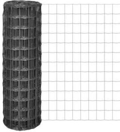 VidaXL Euro Hek 25x1, 2 M Met 100x100 Mm Gaas Staal